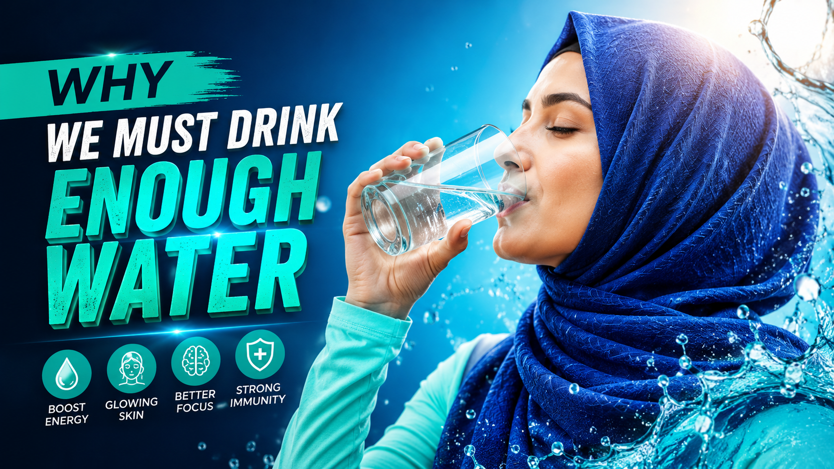 Why We Must Drink Enough Water
