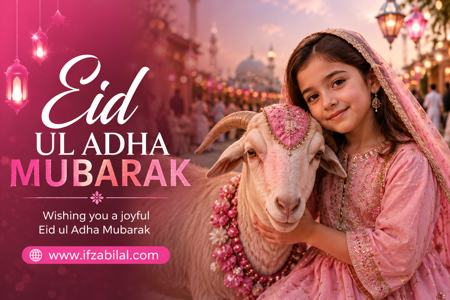 Wishing you a joyful Eid ul Adha Mubarak