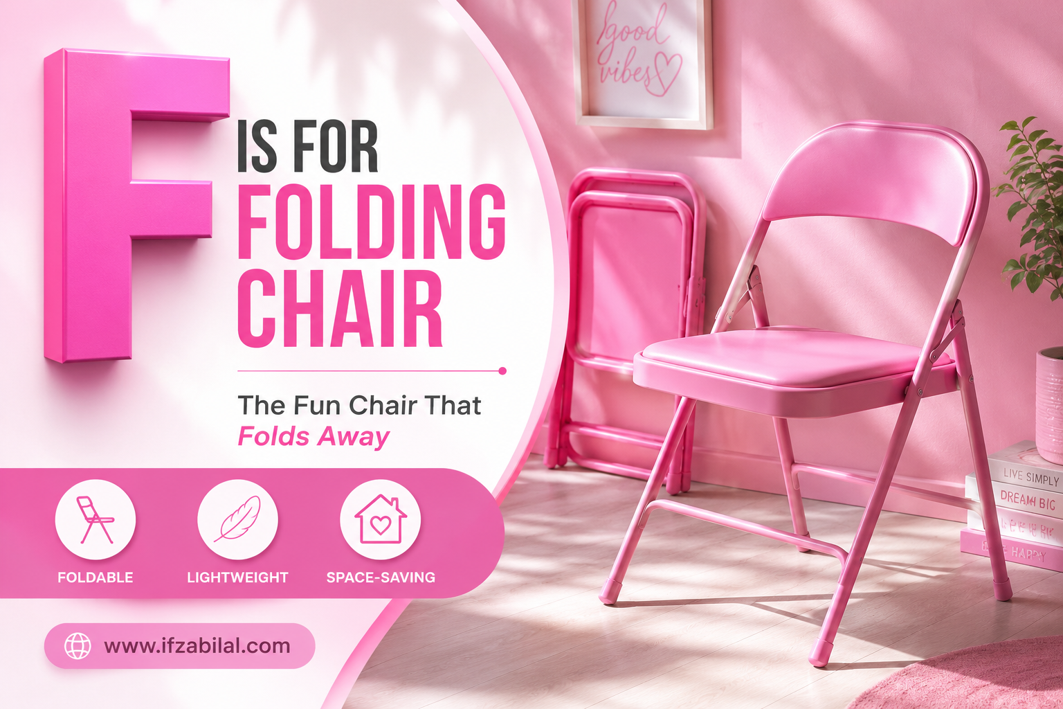 F Is For Folding Chair: The Fun Chair That Folds Away
